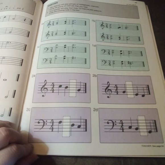 Basic Piano Prep Course: Activity & Ear Training Piano Lesson Training Book - Picture 9 of 10